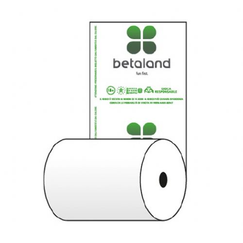 ROTOLI TERMICI SCOMMESSE BETALAND 80mmX60mt  F12 75 gr/mq